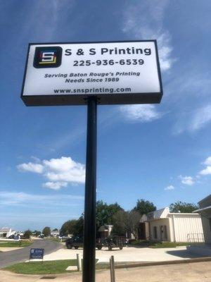 When you see this sign, you know you're in the right place for quality printing.