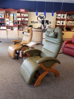 Custom Zero gravity Recliners for pain relief