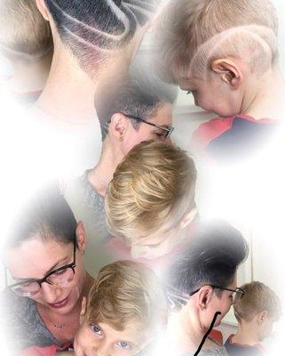 We love to work with families and Kids Cuts!