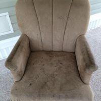 Upholstery Cleaning before