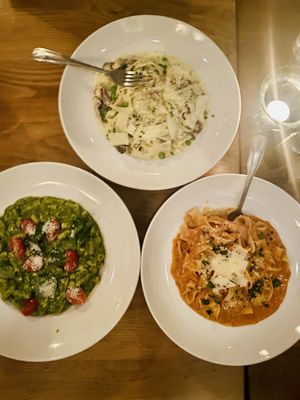 AMAZING pasta dishes. Literally mouth watering!!