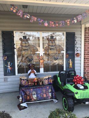 Logan Dunn turn 4 today and got a Jeep Hurricane from Toys R US.