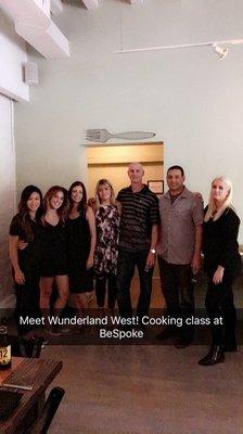 Meet Wunderland West! Cooking class at BeSpoke