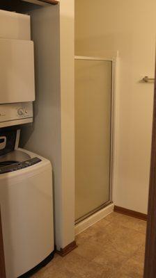 Every unit includes a stack washer/dryer.