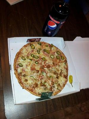 Papa Johns Pizza & Pepsi