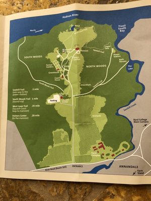 Map of the trails