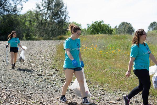 Beetstech's regular cleanup event in the Butte Creek Ecological Reserve. This place is basically our backyard, so we've got to keep it tidy.