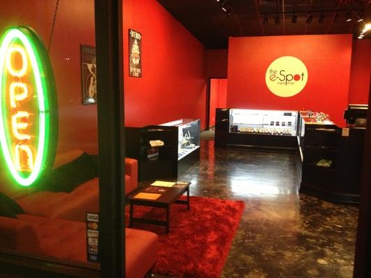 The e-Spot Vape Shop is cool place to come hang out and try some great flavors!