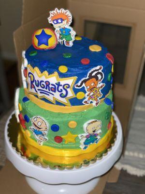 Rugrats themed birthday cake!