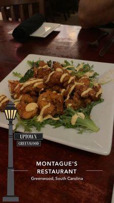 Chicken bites appetizer - huge and yummy!