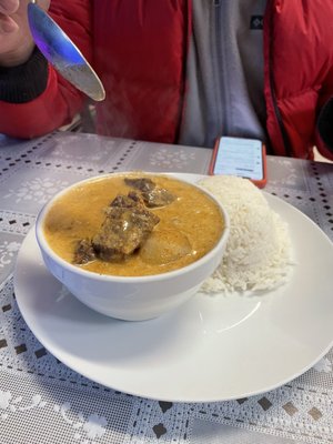 Beef curry