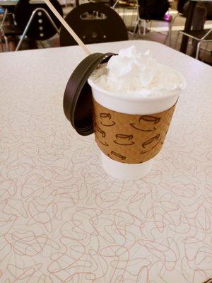 A simple Hot chocolate! With whip cream!