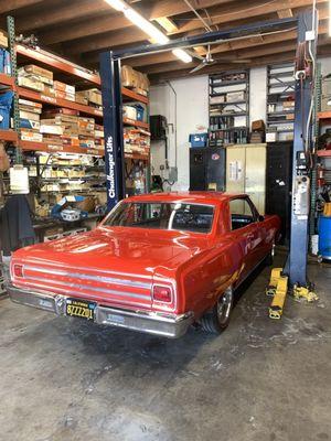 65 Chevelle getting overhauled at OC Transmission