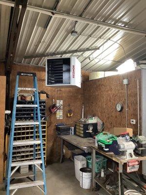 We repair and install unit heaters.