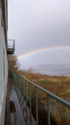 View from the salon balcony