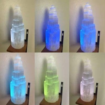 Selenite lamps