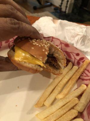 A child's burger