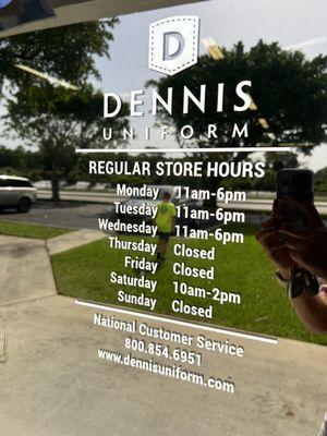 DENNIS Uniform Boca Raton