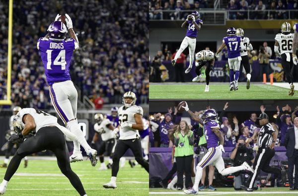 Diggs' last second TD against the Saints on January 24, 2018 AKA Minnesota Miracle