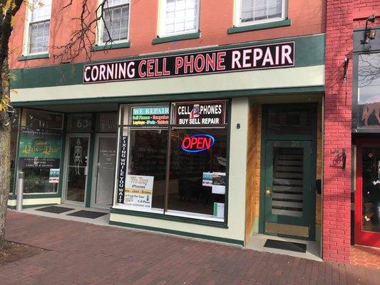 The store front on 65 E. Market st in Corning NY