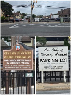 Parking lot across the street.