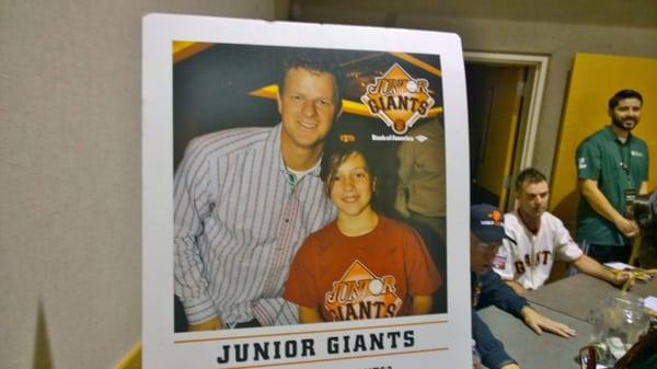 Junior Giants, support the kids!