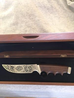 Harley Davidson collectible knife