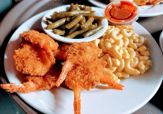 Fish Fry Friday! Shrimp Dinner with your choice of 2 Sides $7.50!