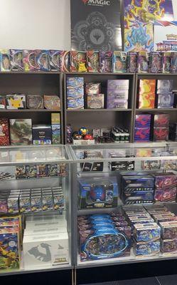 We sell a variety of trading and gaming cards, including Pokemon, Yu-Gi-Oh! and One Piece