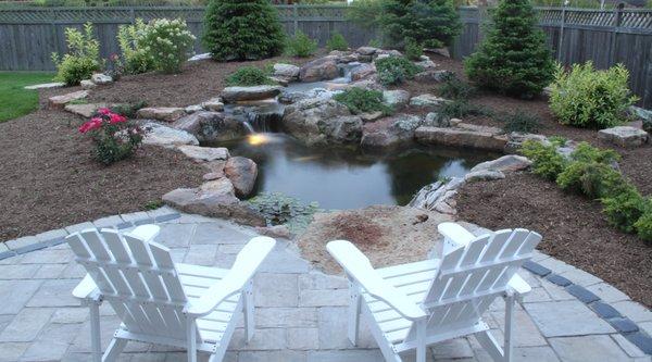 aquascape koi pond