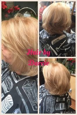 Highlights & Lowlights and root touch up !