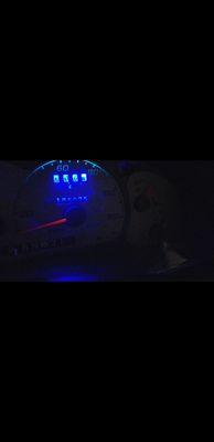 Center and right dash - only one light working