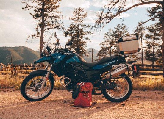 BMW 650GS. Sunshine Canyon.