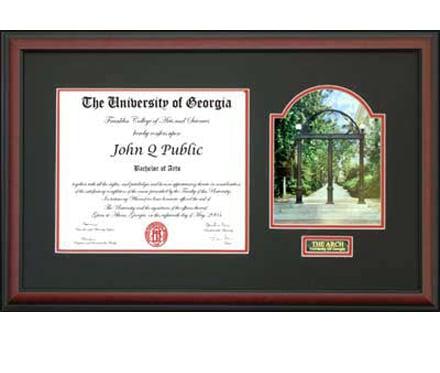 UGA diplomas are our specialty with over 25 different styles