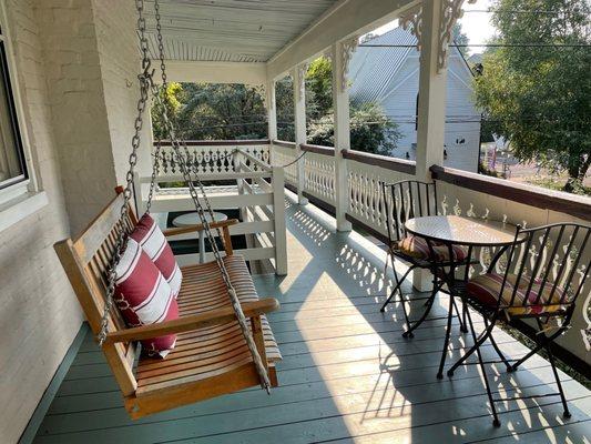 Porch off of our room