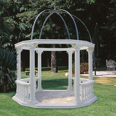 Marble Italian Gazebo by www.italartworld.com and www.statues-stataues.com .