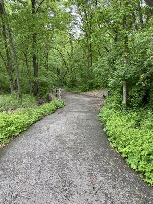 Paved butterfly trail