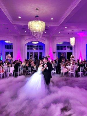 "Dancing on The Clouds"effect at Belle Mer, Newport RI