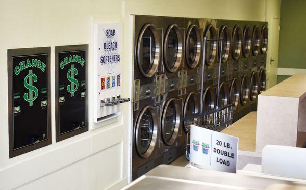 Fast new state of the art dryers and vending