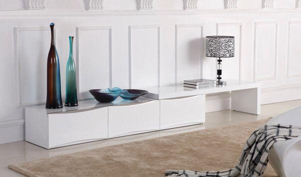 White Tv Console