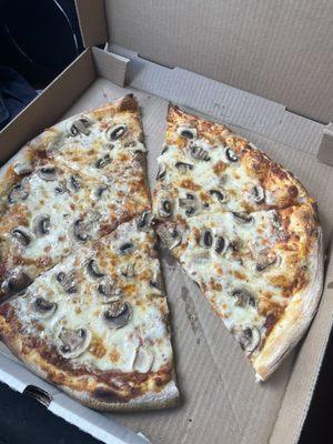 Mushroom pizza