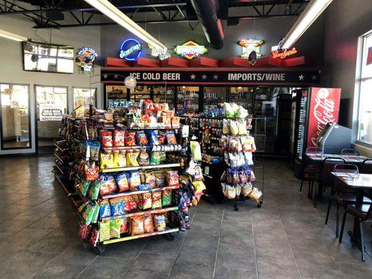 Sales Area, Entrance to the Beer Cave, and Seating Area