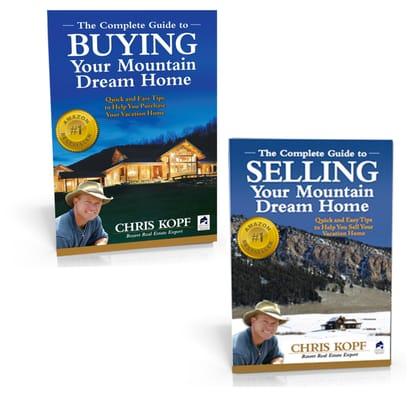 Chris Kopf's books available at Amazon.com or via his website ChrisKopf.com
 The Complete Guides to Buying/SellingYour Mountain Dream Home