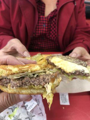 Actual Big Char Chile Burger