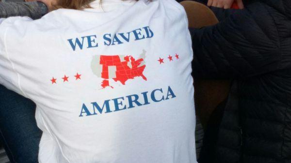 Great Tee at the Trump inauguration.