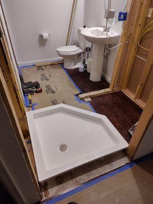 Bathroom remodel