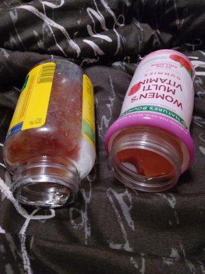 So hot my vitamins  gummies melted