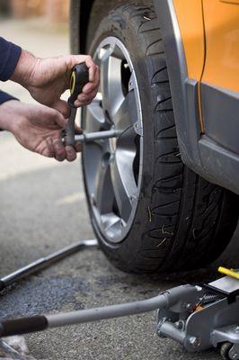 Tire Change Service Near South Florida