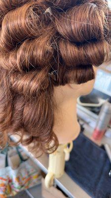 Pin curls