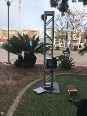 Temporary Access Point for CRSSD Festival box office